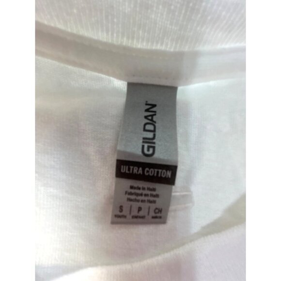 Gildan Girls Graphic Tee White Multi Size S - Picture 4 of 6